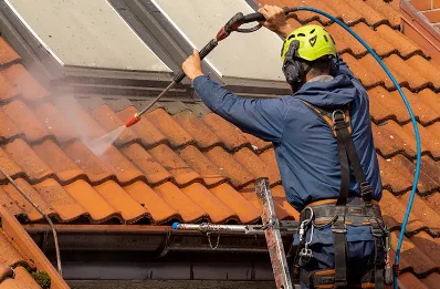 Démoussage et hydrofuge de toiture à Juillan